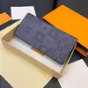 24SS Luxe Designer Wallet Classic Interior Credit Card Slot om notities en Bills Women's Pass Pocket Travel Walle WLBG op te slaan