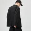 Garnitury męskie 2024 cztery sezony butik przystojny biznes koreańska koreańska wersja wysokiej klasy luźnego nadruku duża kurtka marynarska