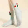 Сексуальные носки женские прозрачные сетчатые носки лодыжки женские ультратонкие шелковые чулки