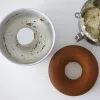 Kalıplar Aomily Anodize Alüminyum Alaşım Donut Pan Kalıp Diy Şifon Kek Küf Mutfak Mutfak Fırın Pişirme Dekorasyon Teneke Yüzük Araçları Bakeware