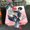 Bag Silk Scarf With Hanging Scarf Square Scarf Printed Headscarf Tie Headwear Silk Scarf Wholesale Spot Twill Cotton