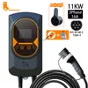 EVSE APP Control Wallbox EV Charger Type2 Cable 32A 7.6KW 1Phase For Electric Vehicle Car Charger 11KW 22KW 3 Phase