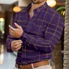 Men's Dress Shirts Summer Shirt Long Sleeve XS-6XL Fashionable Lapel Single Breasted Cardigan Real Pockets Hawaiian Casual 2024