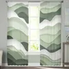 Gordijn geleidelijke veranderingen in oceaangolven pure gordijnen voor slaapkamer woonkamer voile raam kinderen tule
