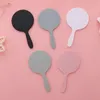 1PC Handheld Makeup Mirror Okrągłe lustro makijażu z ręcznie kompaktowe lustro kosmetyczne dla kobiet