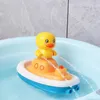 Baby Bath Toys Electric Duck Water Pump Spray Baby Shower Head Bablenia dla dzieci dla dzieci gra wodna pirat statek zabawka kran łazienka