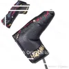 Wholesale Golf Headcover High Quality HONMA Golf Putter Headcover Black Clubs Putter Head Cover Compatible With All Golf Clubs Free Shipping 422