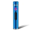 Briquet de cigarette à induction USB personnalisable LED PORTABLE Double arc