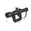 SVD 4x26 Red illuminé Riflescope Glass Reuticle Scope Tactical Optics Sisets Tirant Ak Rifle Hunting Shot Outdoor