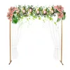 Wedding Arch Square Iron Balloonframe Metaal Smeedbloem Stand Rack Verjaardagsfeestje Decoratie benodigdheden 240419