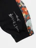 Men's Pants ChArmkpR Oversized 2024 Summer Spring Men Floral Side Print Patchwork Loose Sweatpants Long Trousers Streetwear S-2XL