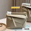 Beauty Puzzle Mini Bags Lady High Espanha Designer Bolsa emendada Two Loe Gray Diamond Bordado 2024 Crossbody ombro tira 0pir