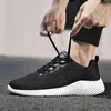 Casual schoenen 2024 MANNEN Gebreide wandelende ademende trendy sneakers originele lichtabsorptie mannelijke hardhandel groothandel