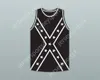 Aangepaste nee Naam Mens Mens Jeugd/Kinderen Zwart en Wit Reclaimed Confederate Flag Basketball Jersey Top gestikt S-6XL