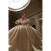 Dresses Full Lace Bridal Wedding Gowns Gorgeous Dubai Ball Gown Beading Arabic Off The Shoulder Church Vestido De Noiva Wly