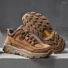Casual skor varumärke herrspår som kör utomhus berg camping vattentät bergsklättring sneakers vinter varm