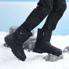 Stiefel 2024 Winter im Freien warme Schuhe für Mann Seite Zip-Männer-Knöchel-Snow-Casual Anti-Slip Plus Size