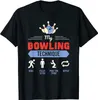 T-shirts masculins My Bowling Technique Shirt Bowling T-shirt Funny Bowler Gift T-shirt graphique T-shirt Summer Tops Tops Coton Casual T240425