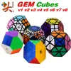 Slippers MF8 Magic Cube Dayan Gem Cubo V1 V2 V3 V4 V5 V6 V7 V8 Big Diamond Stone Strange Shape Puzzle Dodecahedron Megamin High Level Toy