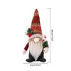 Weihnachtsdekorationen Gnomes Plüschdekoration liebenswerte Weihnachtsfeier -Ornamente Festival Feindlicher Puppe für Büro -Wohnkulturspielzeug