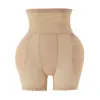 Bodysuit shapewear yastıklı kalça popo kaldırıcı külot yüksek bel eğitmeni kadın karın kontrol vücut şekillendirici kalça arttırıcı uyluk zayıflama 240426