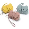 New Style Bag Creative Card Bag Genuine Leather Elephant Coin Purse Women's Compact First Layer Cowhide Clutch Bag Coin Purse Ins