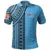 Polos da uomo Fashion Fiji Pattern Polo Shirt Uomini Donne Hawaiian 3D Shirt polinesisia