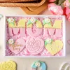 Moules maman anniversaire bisant biscuit biscuit moule moule nouveau jour de la fête des mères heureuse love rose forme de pendat