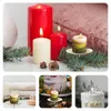 Bandlers 4 pcs Garland Holder simple Table moderne décortick Base de fer métal métal.