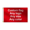 Wholesale 100D Polyester Custom Flag Business Advertisement Customized Banners Decoration 240426