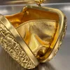 Borse di design nodo nodo intrecciato frizione in pelle metallica Mini borse da donna Regalo di moda da donna Mutil Color con scatola 19 cm