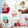 Spielen Sie Doctor Set für Kinder Kinder Realistisch tun Cosplay Doctor Kit Farbige Doktor Kit anregend Fantasie Hitzeproo der 240410