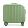 Suitcases 2024 Mała walizka kobiet 18 -calowa lekka obudowa na pokład Universal Silent Wheel Travel Box Password skórzany