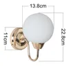 Lampa ścienna Strona główna prosta krawędzia E27 Wprowadzanie do sypialni lampy Dekor