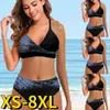 Swimwear femminile Design Design Stampare due pezzi Set di costume da bagno in alto bagni da bagno in giro per bagni sciolti