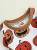 Set di abbigliamento Set di costumi di Halloween, set di costumi da 2 pezzi con cappuccio con cappuccio con cappuccio con cappuccio e pantaloni elandesi per il bambino