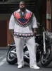 Zooy L-9xl Mens Plus Tamaño Negocio Caballero Motocicleta Estilo étnico Camisa de manga larga Seta 240412