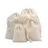 Malas GSW4 Sacos de cordão para casamento Pacote Diy Pacote Pequenas bolsas simples Praquistas em casa Sacos de armazenamento à prova de poeira