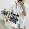 Shoulder Bags Luxury Handbags Women PVC Designer High Quality 2024 Sac A Main Brand Transparent Crossbody Messenger Bag For