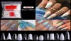 32 Styles Long Stiletto False Nails Tips Full Cover Coffin Ballerina Fake Nail 500st per påse DIY Salon Tool1115007