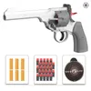 Gun Toys Wick Webley Toy Gun Revolver Folded Shell Throwing Soft Bullet Gun Weapons Launcher For Adult Cosplay Gifts Movie Props Fake Gun T240428