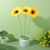 Garden Decorations 5PCS Colorful Sunflower Waterproof Yard Art Plant Picks Ground Flower Bed Supplies