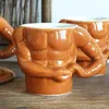 Mugs Novelty Coffee Mug For Men - Body Builder Ceramic Cups | Gag Gifts Tea Cup Milk Beverage