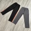 Pantalones de gris negro 2024ss Jogger Mujeres Mujeres de alta calidad Pantalones de ropa sueltas