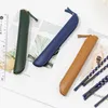 Waterproof Business Fountain Pen Case Handmade Desktop Organiser Pencil Bag Cover High-End Leather Protective