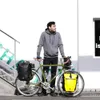 Rhinowalk Fahrradbeutel Pannier 100% wasserdicht 27L BICK BIKE BAY -Kapazität Multifunktionaler hinterer Rack Pannier -Beutelzyklusbeutel 240418