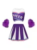 Cheerleading mundure damskie seksowne ubranie puszyste cheerleaderek muzyka muzyka impreza uczeń Bożego Narodzenia 240425