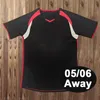 2005 2006 Sunderland Retro Mens voetbaltruien Home Red Wit weg Black voetbal shirts korte mouwen volwassen uniformen