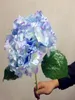 Hortensia artificielle Fleur 80cm315quot Fake Single Hortensias Fleur de soie 6 couleurs pour les centres de table de mariage Decora2940608