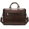 Misportels Gerined Leather Men Mencase Mérnithologue vintage Business Business Crossbody Sacs pour mâle Sling Fap Vapeur à main sac à main